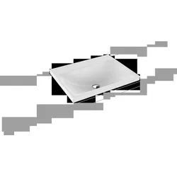 KALDEWEI SILENIO Aufsatzwaschtisch 3040 600x460x40 mm, 903906313001, Ausführung: ohne Hahnlochbohrung ohne Überlauf