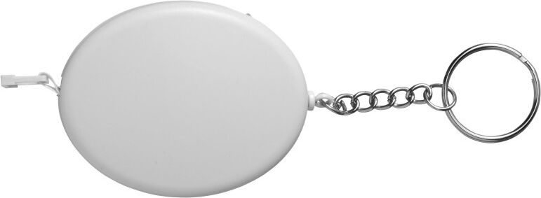 Mètre ruban compact personnalisable Lorena blanc