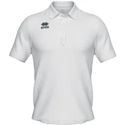 Errea, Unisex, Sportshirt, Class Polo S/S Ad (XXL), Weiss