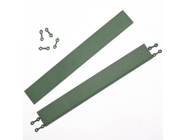 Klickfliesen-Kantenleiste ANDIAMO Terra Sol , grün, B:50mm L:380mm, Polyvinylchlorid (PVC), Hartbodenbeläge, Klickfliesen-Kantenleiste, idealer Fliesen-Abschluss