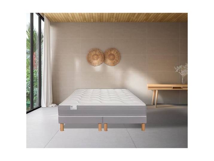SIMMONS - Ensemble Duo Matelas Ressorts ensachés + Sommier 2x80x200 cm - RSW4