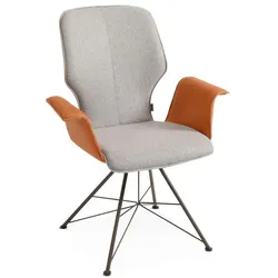 Musterring Stuhl Nevio V1463 Stoff Grau
