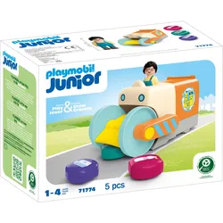 PLAYMOBIL 71774 JUNIOR Spaßiges Müllsammelfahrzeug