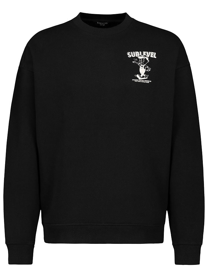 Sublevel Sweatshirt in Schwarz - L