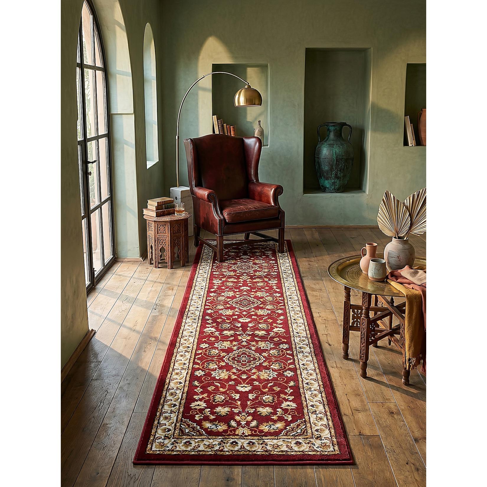 Läufer Orient Rot 66 x 300 cm - GLAZERT Kadima Design