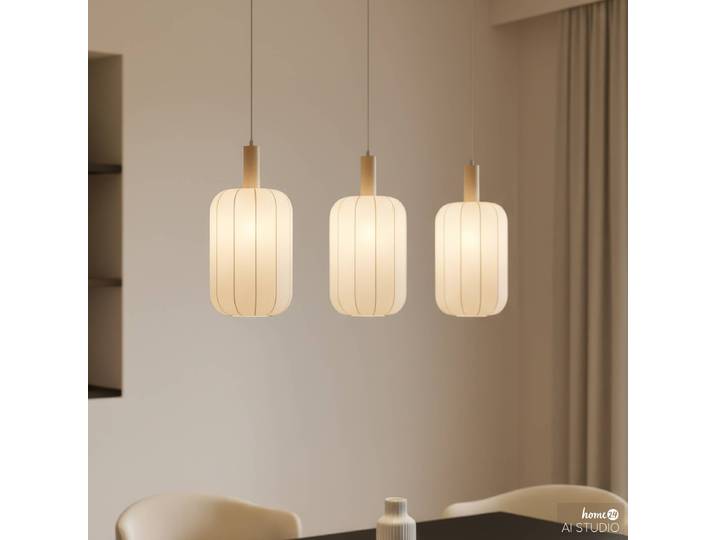 Suspension ONI 90 x 150 x 22cm Beige/Beige Nylon E27