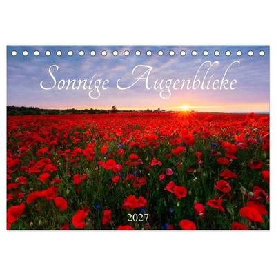 Sonnige Augenblicke (Tischkalender 2027 DIN A5 quer), CALVENDO Monatskalender