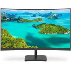 Philips 271E1SCA/00 (1920 x 1080 Pixel, 27"), Monitor, Schwarz