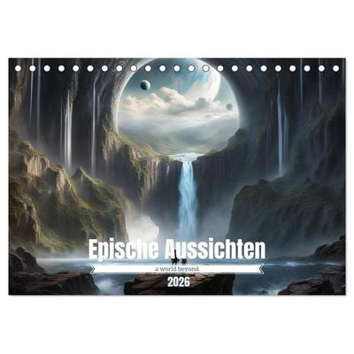 Epische Aussichten (Tischkalender 2026 DIN A5 quer), CALVENDO Monatskalender