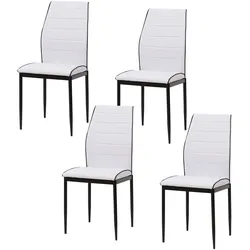 HTI-Living Stuhl Madison PU Weiß