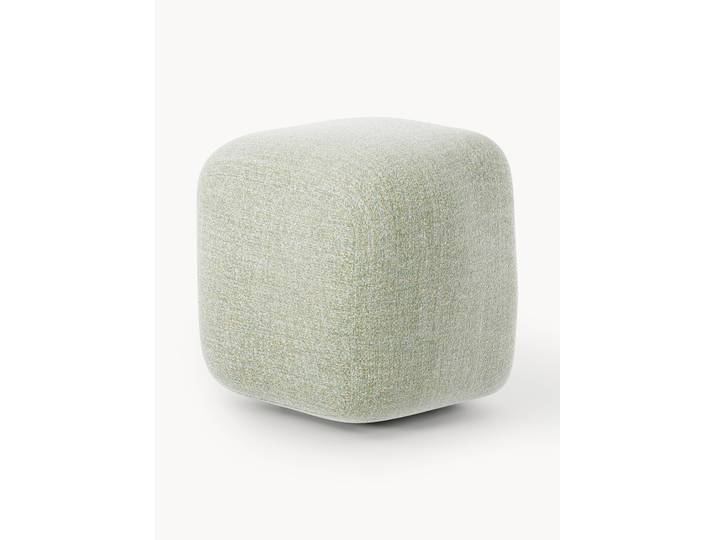 Hoher Bouclé-Sofa-Hocker Wolke