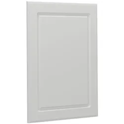 Vicco, Regal, Küchenfront R-Line, Weiss Landhaus, 44.6 x 59 cm Möbelfront für den Hängeschrank