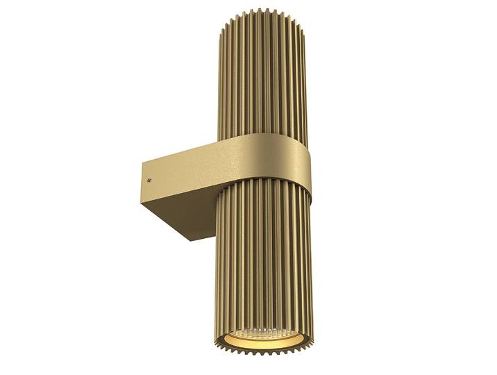 Wandleuchte Dynamics Ø 6cm Gold/Gold Aluminium / Kunststoff GU10