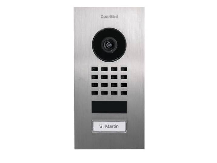 DoorBird Portier vidéo IP avec détecteur de Mouvement - D1101V Encastrable Argenté