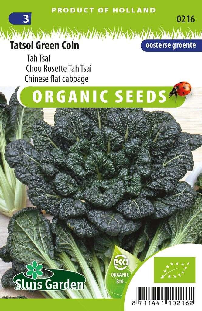 Sluis Garden Tatsoi zaden Green Coin BIO