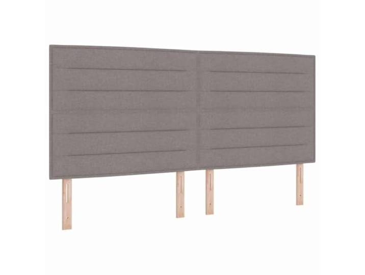 HGLADYU Höhenverstellbares Bettkopfteil Taupe 200 cm Stoff, Kopfteil Taupe 200 cm Stoff, Stoffkopfteil mit Schaumfüllung für Komfort
