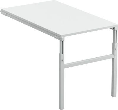 Treston Winkelanbautisch TP 712K ESD, für Grundtisch Serie TP/TPH 1000 x 500, ESD-leitfähig