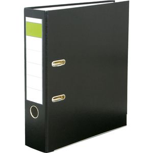 Falken Ordner 10077816, PP, A4, 8cm, Kunststoffordner, schwarz