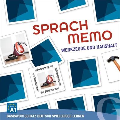 SPRACHMEMO Werkzeuge und Haushalt, Game von 899586, Hueber, 978-3-19-899586-0