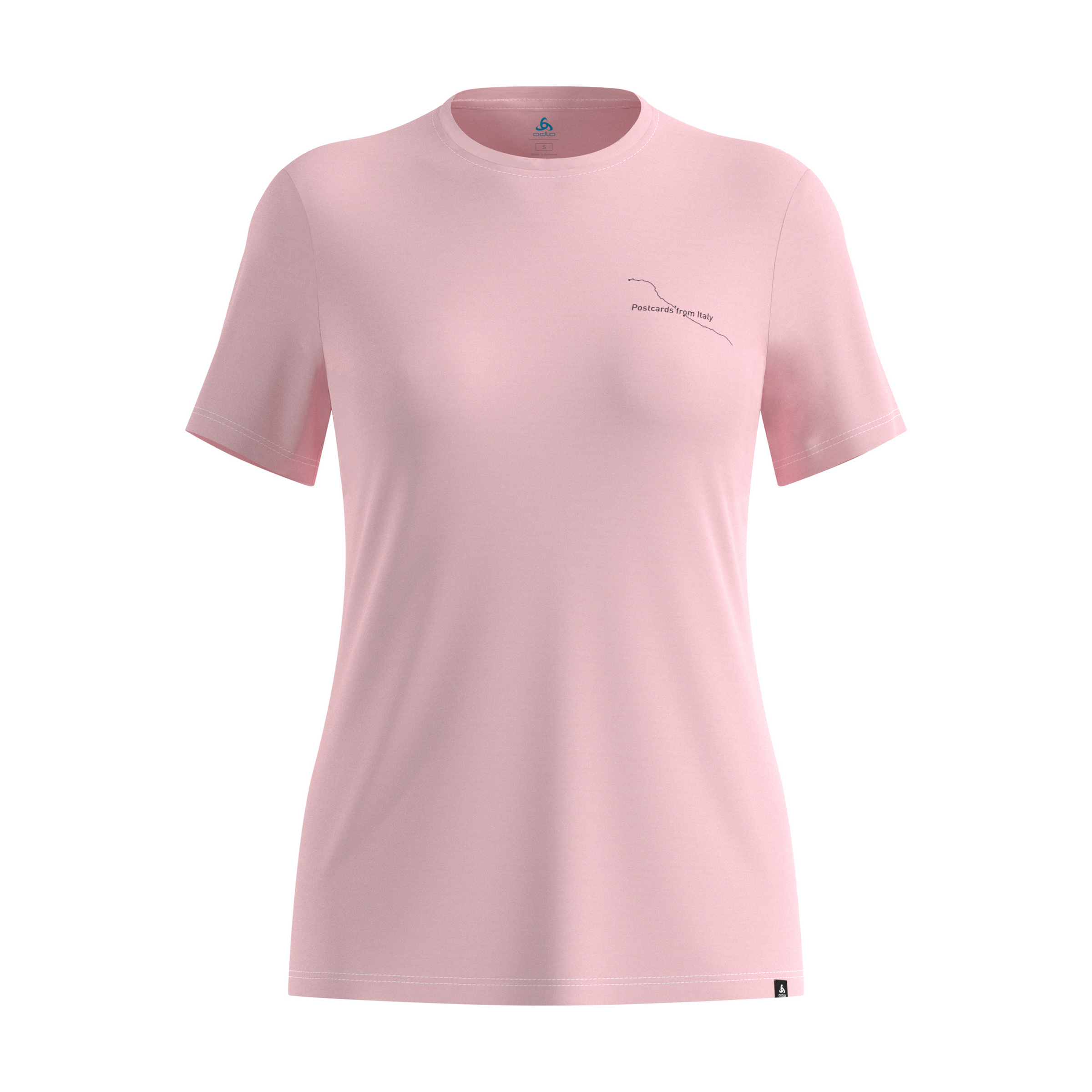 Odlo Merino 160 Postcards Damen T-Shirts rosa Größe L Camping Hautfreundlich Merinowolle