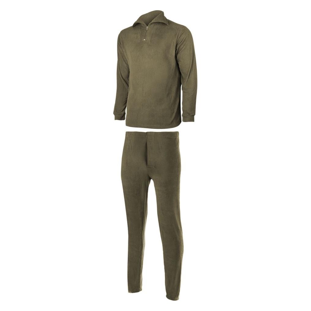 Mil-tec Fleece-Thermounterwäsche - Olivgrün (41529-3)