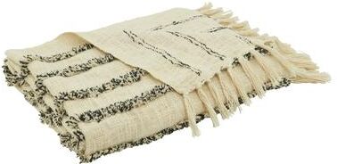 Saro Lifestyle Tufted Line Design Throw Blanket