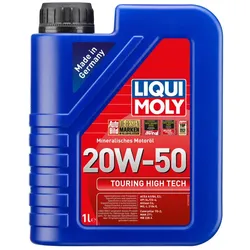 Motoröl LIQUI MOLY 1250 Touring High Tech 20W-50 Mineralisch Motorenöl Öl 1L