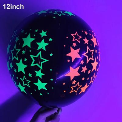 Uplift Picks Neon Party Fedora Hats Glow Bright Under UV Blacklight Party Celebrations balloon A (12 Pcs)