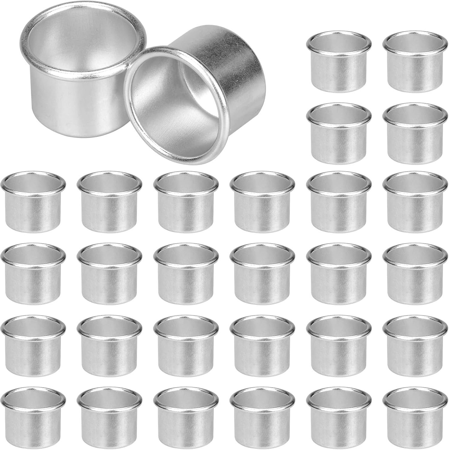 Vemera Kandelaar 30 stuks - Metaal - Zilverkleurig