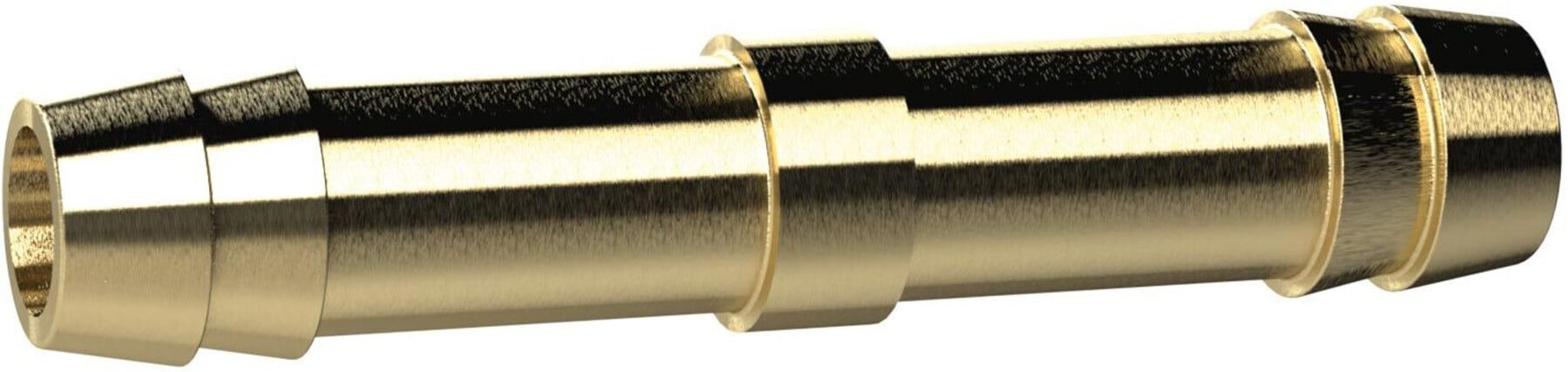 Riegler Doppelschlauchtülle, für Schlauch LW 12 mm, Messing, L=55mm (MS1701212)