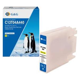 G&G kompatibel Ink mit C13T04A440, NP-E-T04AXXLY-A, yellow, 8000S (Y) (52512928)