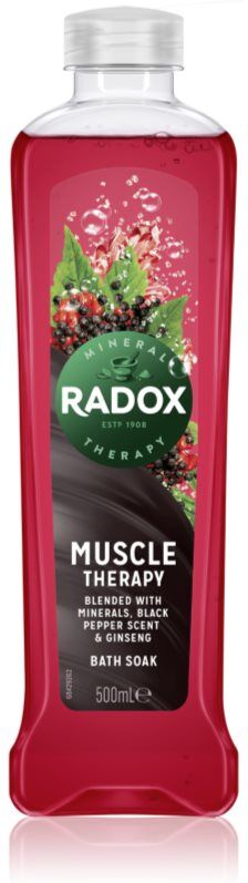 Radox Men Muscle Therapy bath foam Black Pepper & Ginseng 500 ml