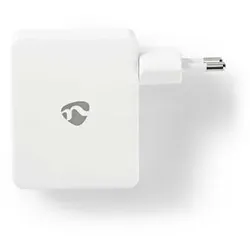 NEDIS Netzladegerät 24W Schnellladefunktion 4x USB-A 2.4 A weiß