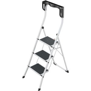 Hailo Klapptritt ComfortLine K75, 4343-300, aus Stahl, mit Ablageschale, einseitig begehbar, mit 3 Stufen