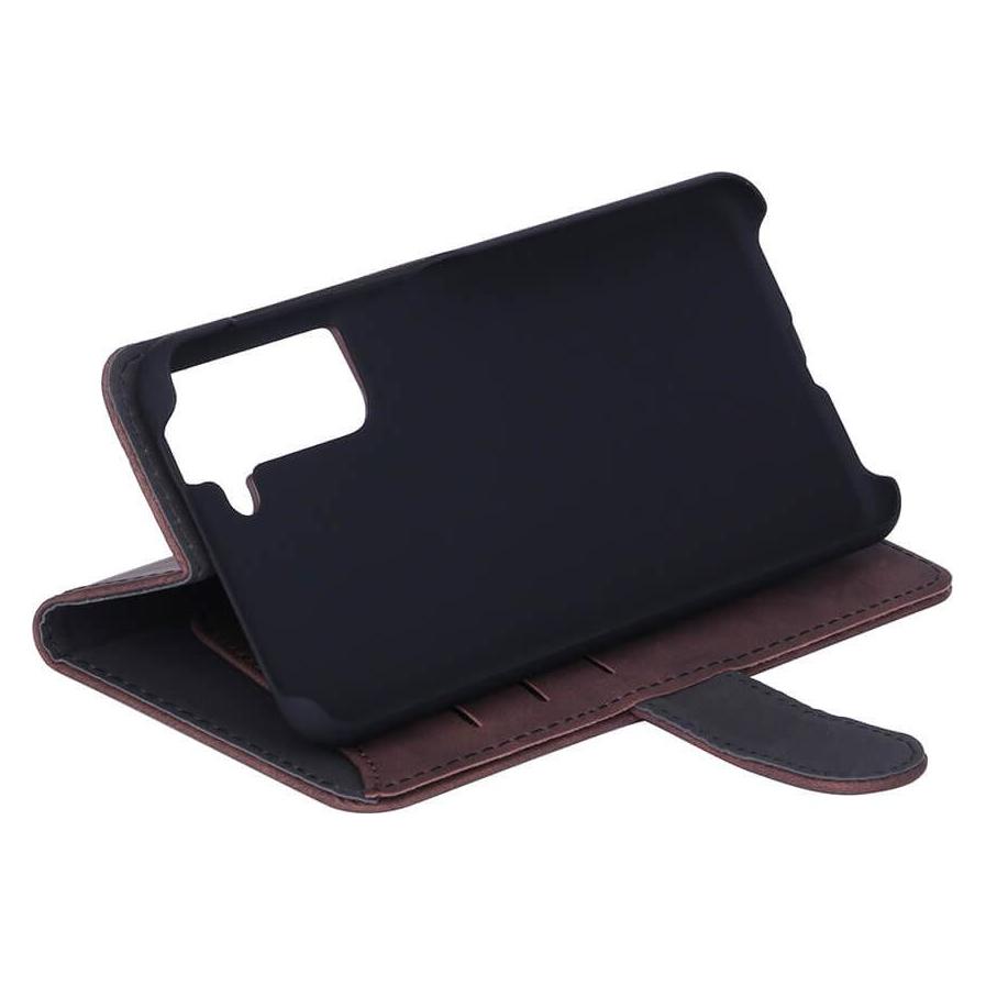 Carl GEAR Mobile Wallet Brown Nubuck PU (Samsung Galaxy S21 FE 5G) (599739)