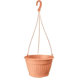 Prosperplast - TERRA 6L Hängepflanzgefäß - 26x26x16cm in Terrakottafarbe