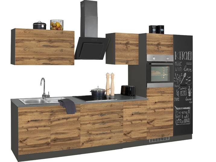KOCHSTATION KS-Trier ohne E-Geräte, Breite 340 cm