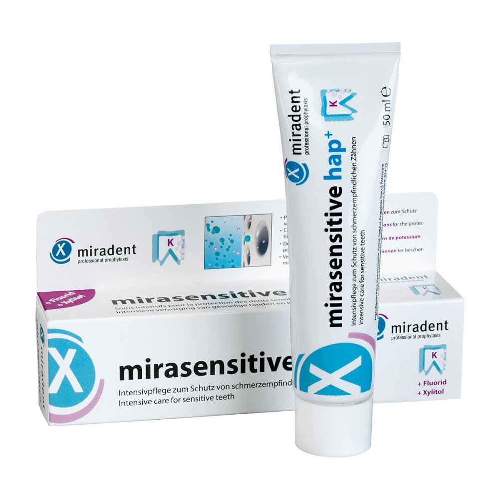 Hager Pharma GmbH Miradent Zahncreme mirasensitive hap+ 09096881