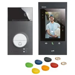 Bticino Video-Sprechanlagen-Set Flex'ONE Video LINEA3000 + Classe300EOS