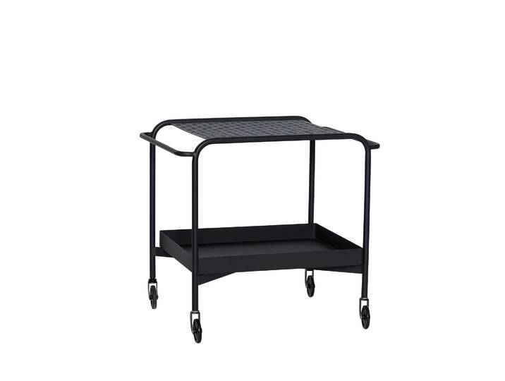 Hubsch Push trolley zwart - 022011