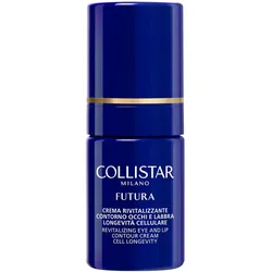 Collistar, Augenpflege, Futura Revitalizing Cream For Eyes And Lips 15 Ml (Augenpflege Crème, 15 ml, Tag + Nacht)