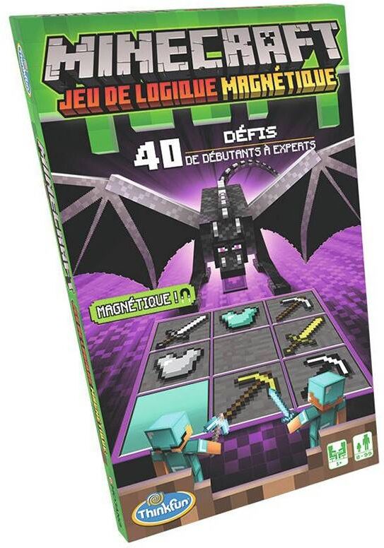 ThinkFun Minecraft - Jeu de logique magnétique