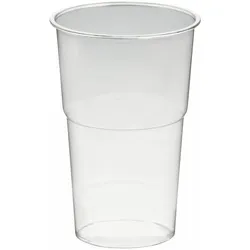 VEPATIM 50x Trinkbecher Smoothiesbecher Dessertbecher 300 ml O 78mm PET glasklar