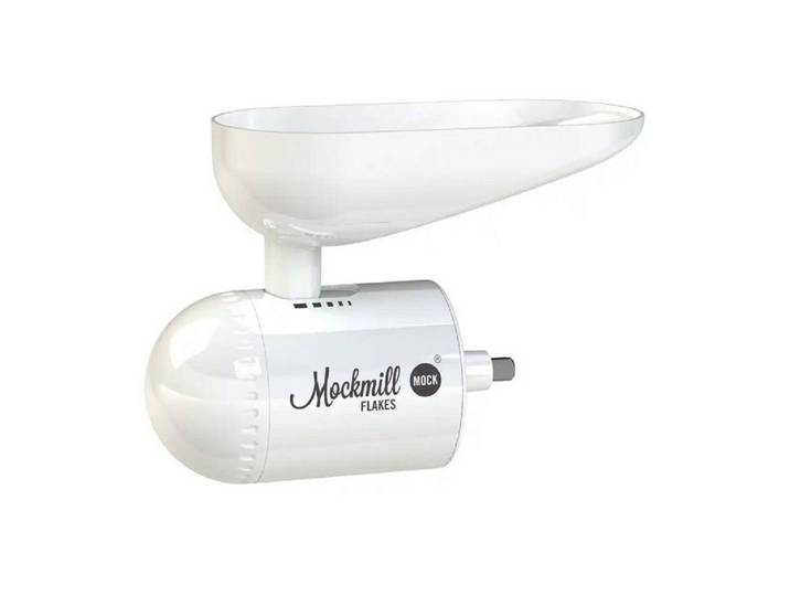 Mockmill Küchenmaschinen Zubehör-Set Mockmill Flakes - Flockenquetsche MM002, Zubehör für KitchenAid Küchenmaschinen, Walzen aus Edelstahl, 4-fach kugelgelagert