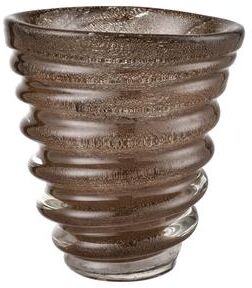 Atlas Lighting and Home Atlas Metcalf Hand-Formed Bubbled Glass Vase