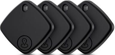 LightInthebox Air Tracker 4 Pack, Model Bluetooth Tracker Tags, Android Tracker Tags Compatible with the Google Find Hub App, Bluetooth Luggage Tracker Smart Tags for Finding Keys, Backpacks, Suitcases