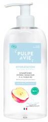 Pulpe de Vie Shampoing Pomme Hydratant Doux Bio 400 ml - Flacon-Pompe 400 ml