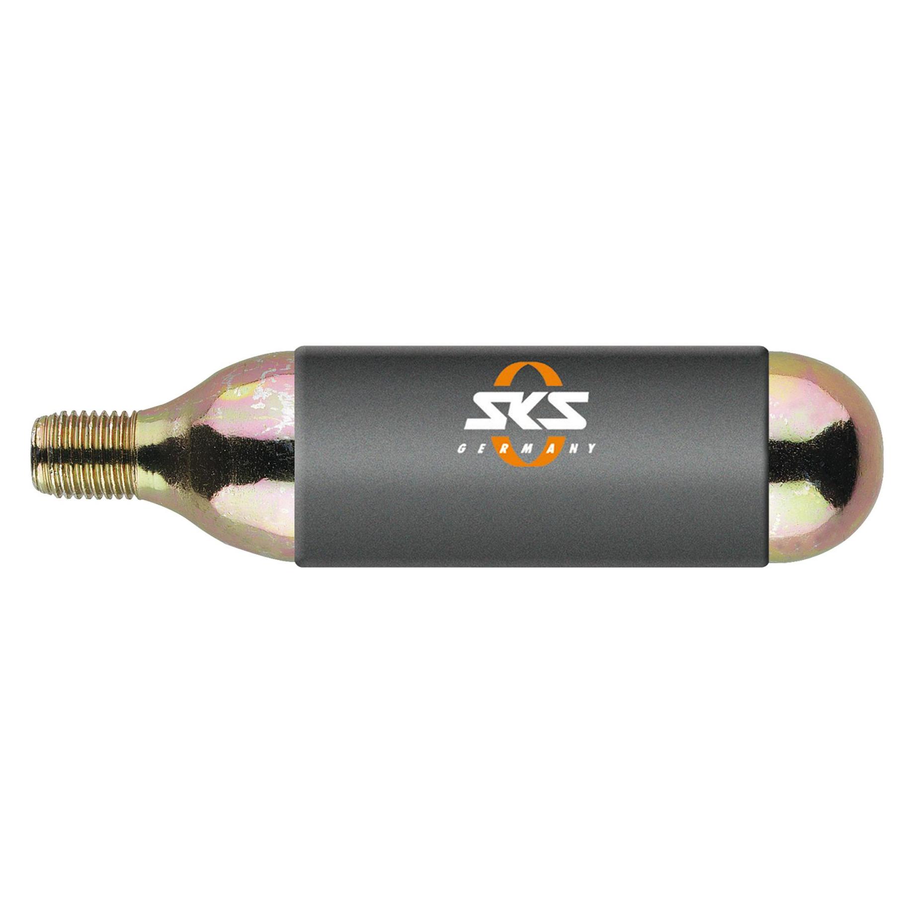 SKS CO2-Patrone 24 g mit Gewinde offen (CO2-Ersatzkartuschen) (10006)
