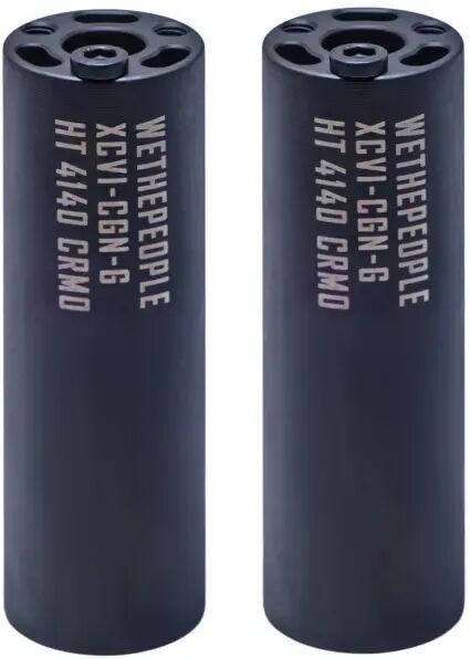 Freestyle BMX Pegs Wethepeople Toxic 14mm (4.5" - Raw)  - Black