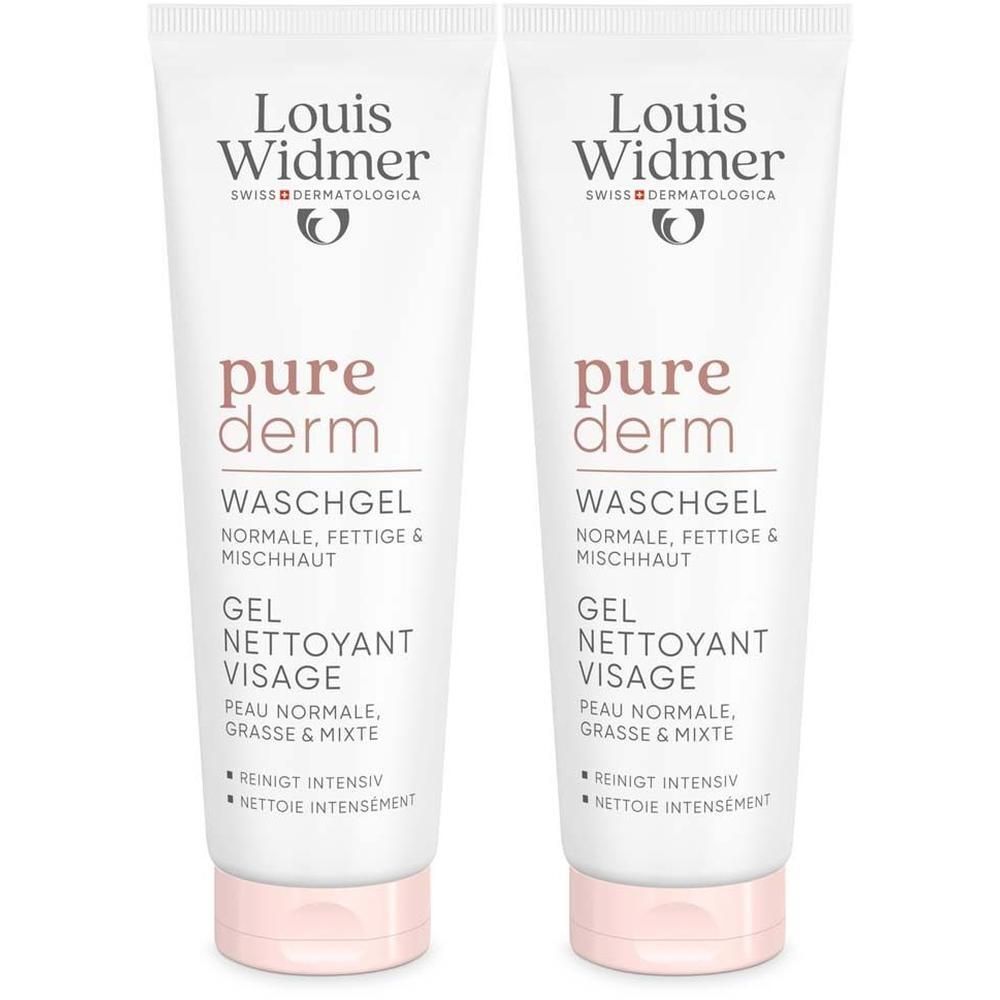 Widmer purederm Waschgel o.P. 2x 2x125 ml Gel